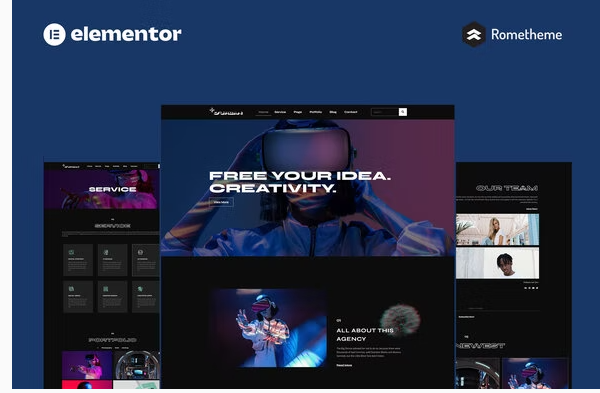 DUrban Digital Agency Elementor Pro Full Site Template Kit