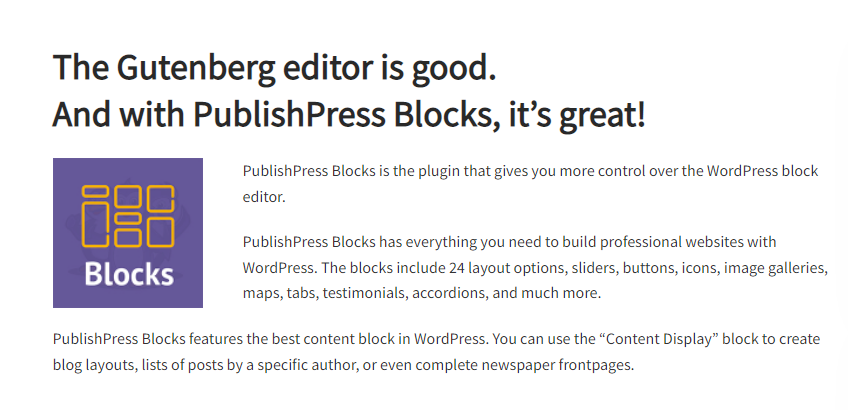 PublishPress – Blocks Pro