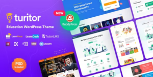 Turitor LMS Education WordPress Theme