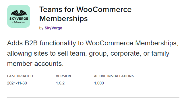 Teams for WooCommerce Memberships