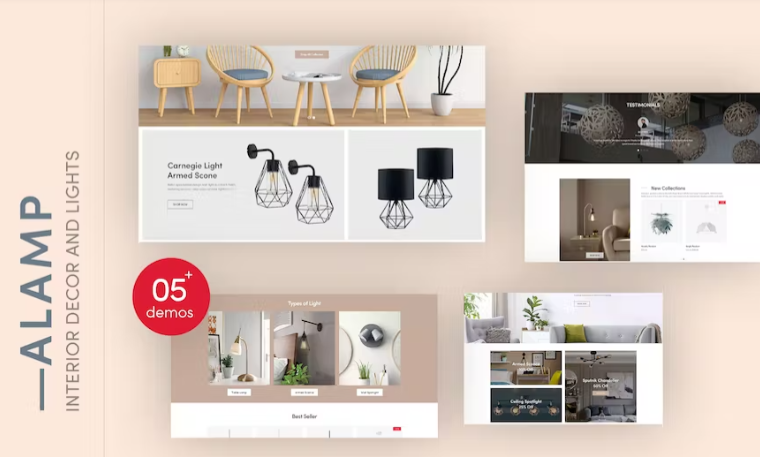 Alamp Interior Decor and Lights Shopify Theme