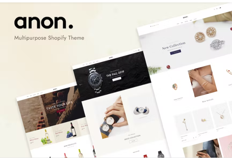 Anon Minimal Responsive Shopify Theme 1