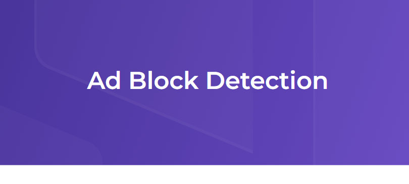 AdSanity – Ad Block Detection