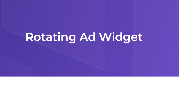 AdSanity – Rotating Ad Widget