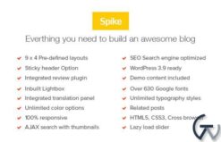MyThemeShop Spike WordPress Theme 2.2.3