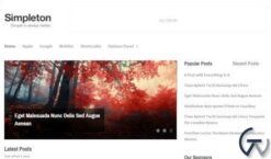 MyThemeShop Simpleton WordPress Theme 1.1.3