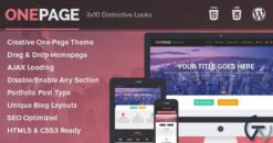 MyThemeShop OnePage WordPress Theme 1.2.5