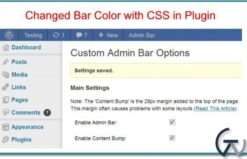 WPMU DEV Custom Admin Bar WordPress Plugin 1.3.2