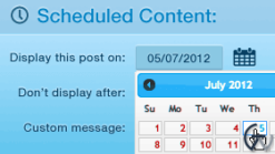 WPMU DEV Scheduled Content 1.2.2