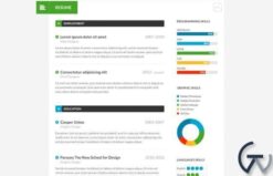 ShiftCV – Blog Resume Portfolio WordPress 3.0.12