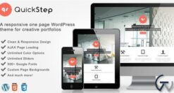QuickStep – Responsive One Page Portfolio Theme 2.1.0