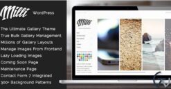 Milli – The Ultimate Photo Gallery WordPress Theme 1.0.8