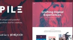 PILE – An Uncoventional WordPress Portfolio Theme 2.3.1