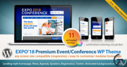 Expo18 – Responsive Event Conference WordPress Theme 1.2.4