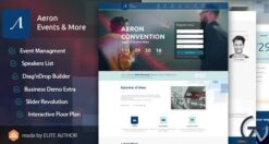 Event, Meeting, Convention & more – Aeron WordPress Theme 3.4.0