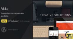 Visia – Responsive One Page Retina WordPress Theme 1.3.3
