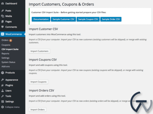 woocommerce customer coupon order import suite