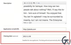 WP Job Manager Application Deadline Addon 1.3.0