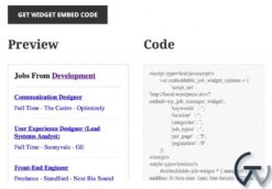 WP Job Manager Embeddable Job Widget 1.1.6