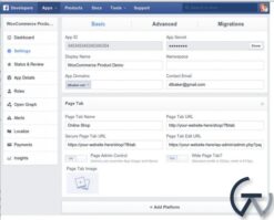 Woocommerce Facebook Tab 1.2.0