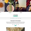 veggie food blog wordpress theme