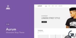Aurum - Minimalist Shopping Theme 3.34
