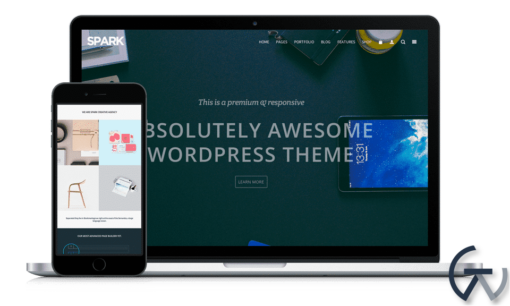 spark wordpress theme product presentation