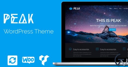 peak wordpress theme visualmodo