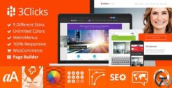 3Clicks | Responsive Multi-Purpose WordPress Theme 3.14