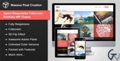 Agera Responsive Fullscreen Portfolio WP Theme