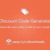 Easy Digital Downloads Discount Code Generator Addon 1.2 3 edd discount code generator