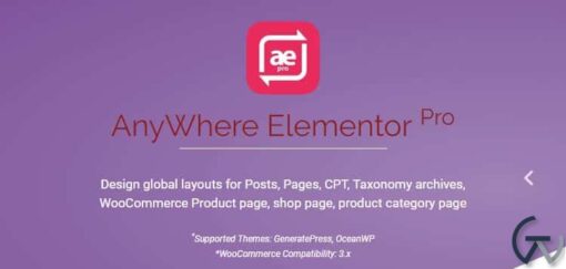 AnyWhere Elementor Pro WordPress Plugin Free