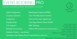 Event Booking Pro - WP Plugin [paypal or offline] 3.951