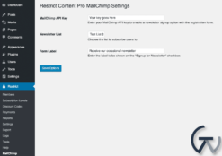 Restrict Content Pro – MailChimp Pro 1.5.2