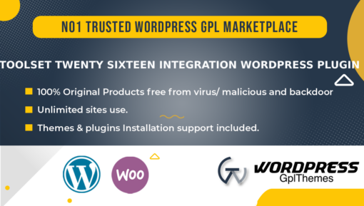 Toolset Twenty Sixteen Integration WordPress Plugin