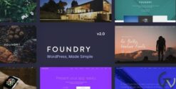 Foundry - Multipurpose, Multi-Concept WP Theme 2.1.9