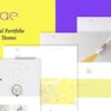 The Litae - Minimal Portfolio WordPress Theme 3 Theme Preview. large preview 2