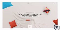 Interni 3D Interior Design Studio WordPress Theme