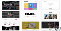 Cimol Responsive One Page Multi Page Portfolio Theme  1.1