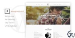 RIVAL One Page Vcard Wordpress Theme