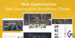 Nah Construction Building Business WordPress Theme 1.1.6