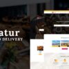 Matur Food Delivery Ordering WordPress Theme 1 2 preview image1 large preview. large preview