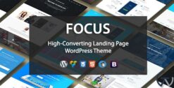 Focus High Converting Landing Page WordPress Theme 1.0.1