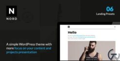 NORD WordPress Theme with Focus on Content