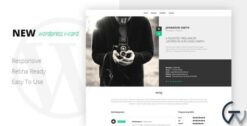 NEW Retina Ready WordPress Vcard Theme