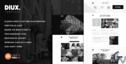 Diux Responsive One Page Portfolio Template