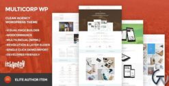 Multicorp WP Clean Agency WordPress Theme 2.1