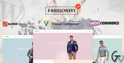 themeforest preview fashionist wp. large preview