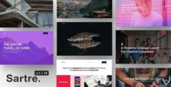 Sartre Creative Multipurpose WordPress Theme 1.1.25
