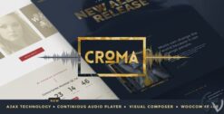 Croma Responsive Music WordPress Theme with Ajax 3.6